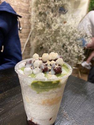 If you love Bingsoo, this is your cafe. Matcha- Red Bean bingsoo is exactly what the summer calls for!