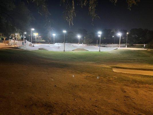 Skatepark from afar