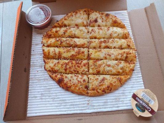 Breadsticks or small cheese pizza?