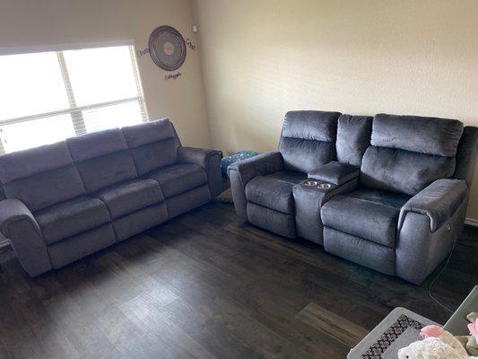 Loveseat and Sofa