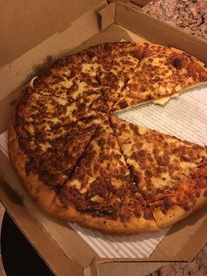 Come on. How do you mess up a pizza like this?