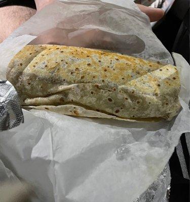 Carne asada burrito