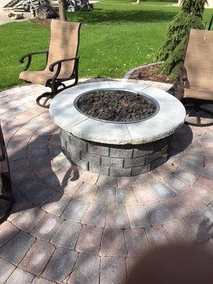 Firepit on Cormorant Lake