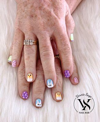 Easter nail arts by Nancy