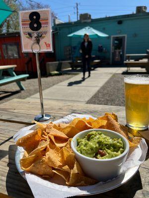 Guacamole on the patio