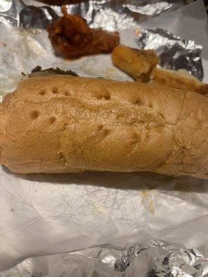 Hairs in my sandwich