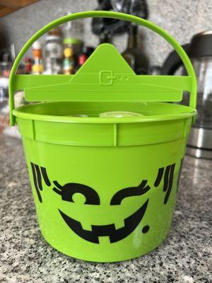 Green Halloween Bucket