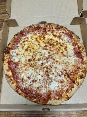 Large cheese pizza