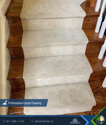 Stairs carpet cleaning Boca Raton