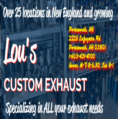 Lou's Custom Exhaust-Prtsmth