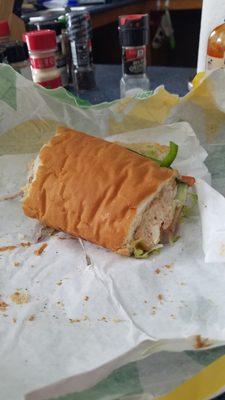 So so Subway sandwich