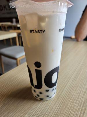 Coconut boba milk tea