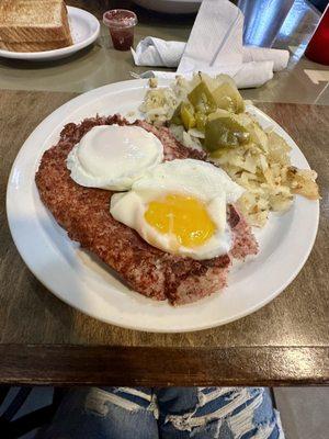 Corn beef hash