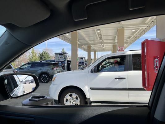 Gas is a deal at Costco.