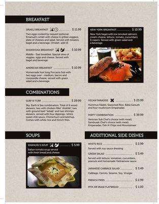 New menu fifth page