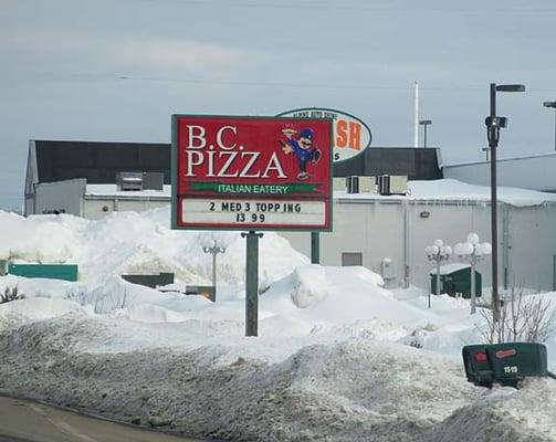 Sign you'll see from the main drag in Gaylord.