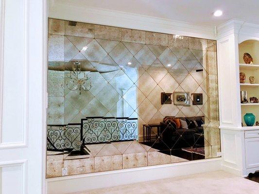 Custom glass and antique mirrors in Chicago by Ultimate Glass Art, Inc