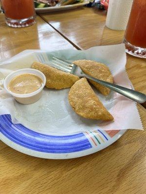 Shrimp empanadas