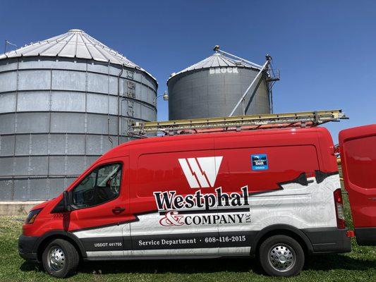 Westphal & Company works with our great local agricultural customers to keep things running smoothly.