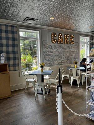 Dining area