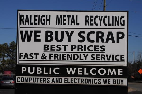 Raleigh Scrap Metal Recycling and Junk Cars