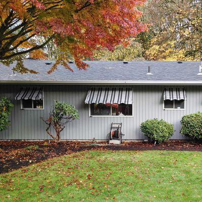 Residential Traditional Pipe-frame Awnings. These happen to be Rope Pull-Ups too. They can collapse to allow the sun in.