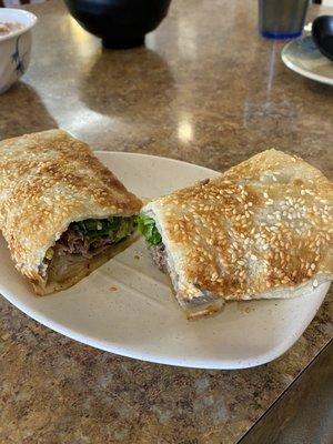 Baked Sandwich with beef