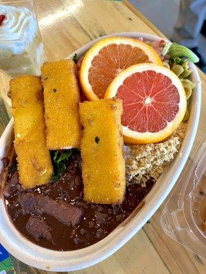 Feijoada (with added fried polenta on top)