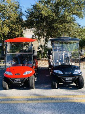 Brand new golf carts added to fleet