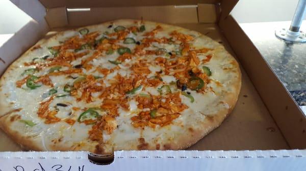 The Buffalo chicken pizza is the best