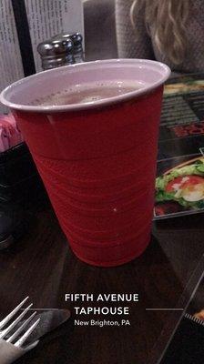 Red Solo Cup... classy!