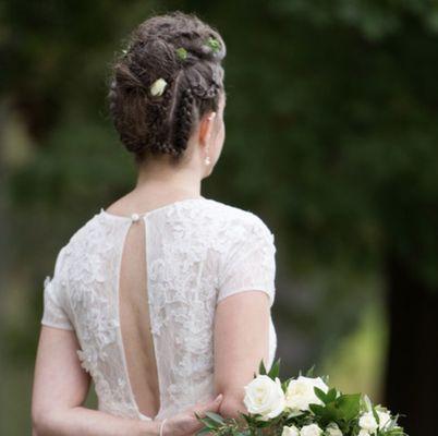 Bridal updo