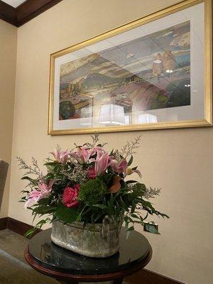 Bouquet waiting room