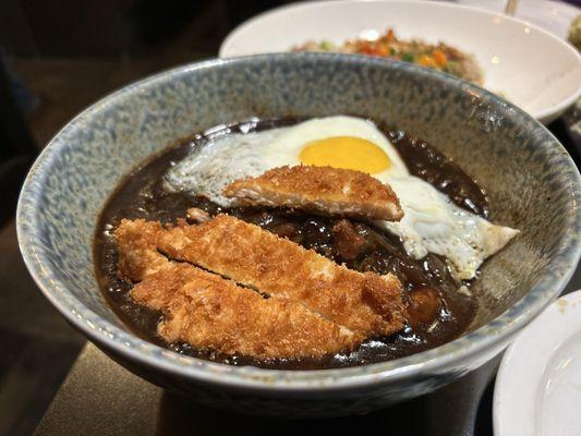 Black bean noodle with Tonkatsu