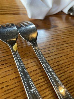 Dirty silverware