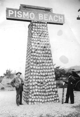 Pismo Diving History.  This Ab Monument used to be located at the bottom of the Pismo Beach Dive Shop property!