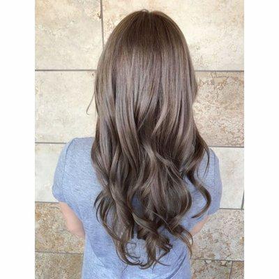 Balayage ombre Ash Brown