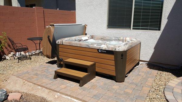 2016 Installation of a Hot Spring Jetsetter NXT