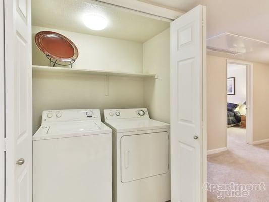 Full Size Washer and Dryers in Every Apartment!