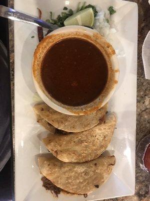 3 Quesa Birria Tacos