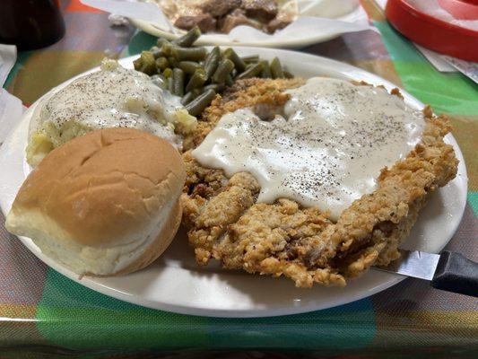 Chicken Fried Steak plate