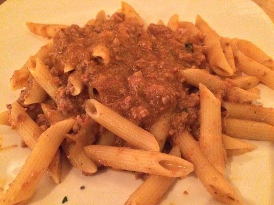 Penne with Bolognese