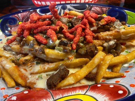 Mexican poutine! Dang good!!