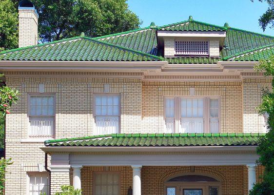 Clay tile roofing