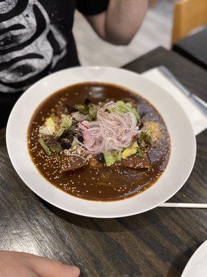 Chicken Enchiladas with Mole Poblano