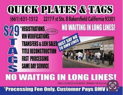 Quick Plates & Tags 2