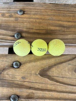 Golf balls