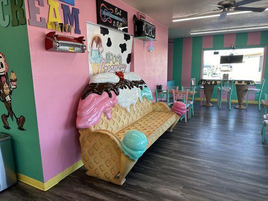 Such a cute place to cool off or just enjoy great ice cream.