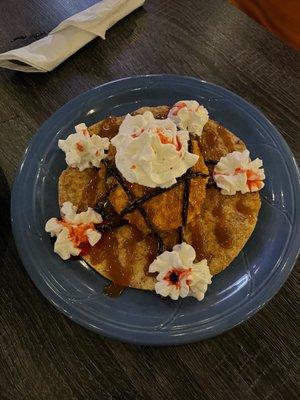 Fried ice cream is so yummy and we just HAD to get it!!