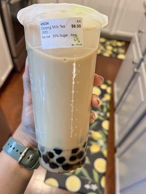 Oolong milk tea